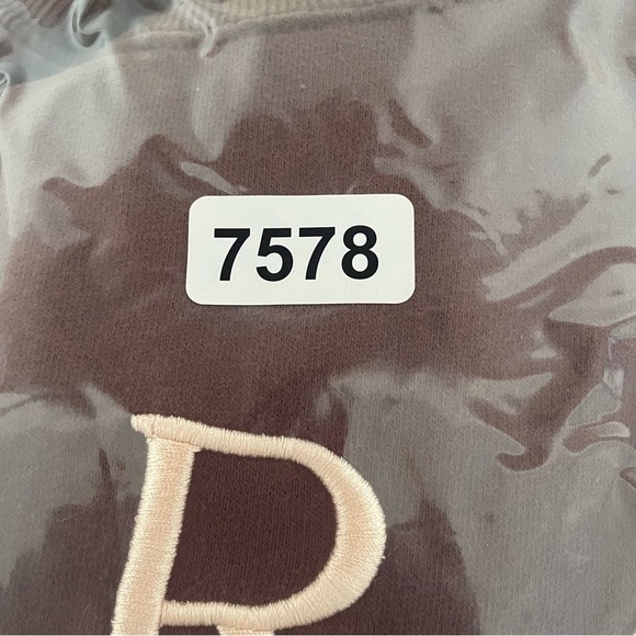 Abercrombie & Fitch Brown Fleece Paris Crewneck Sweatshirt 37578 - Picture 6 of 6